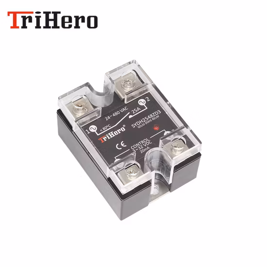 Однофазное твердотельное реле постоянного/переменного тока, 25 А, твердотельное реле SSR