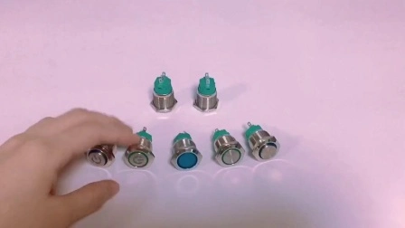 Кнопочный переключатель со светодиодной подсветкой, 19 мм, кнопка запуска с самоблокировкой и подсветкой логотипа питания